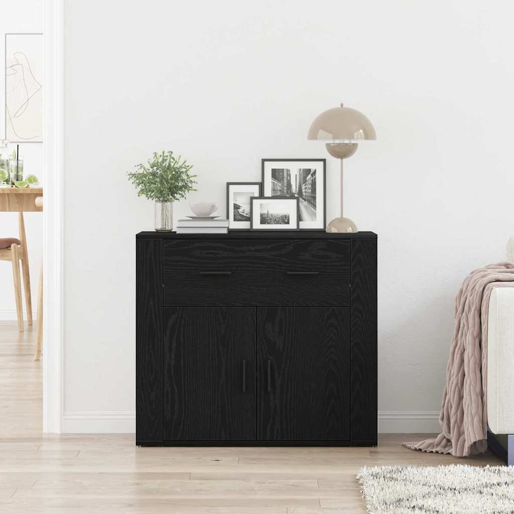 Kreveta s ladicama Crni hrast 80 x 33 x 70 cm Konstruirano drvo