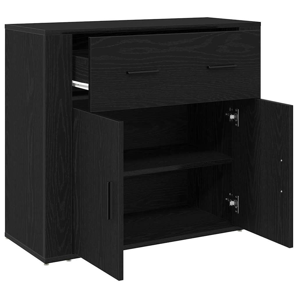 Kreveta s ladicama Crni hrast 80 x 33 x 70 cm Konstruirano drvo