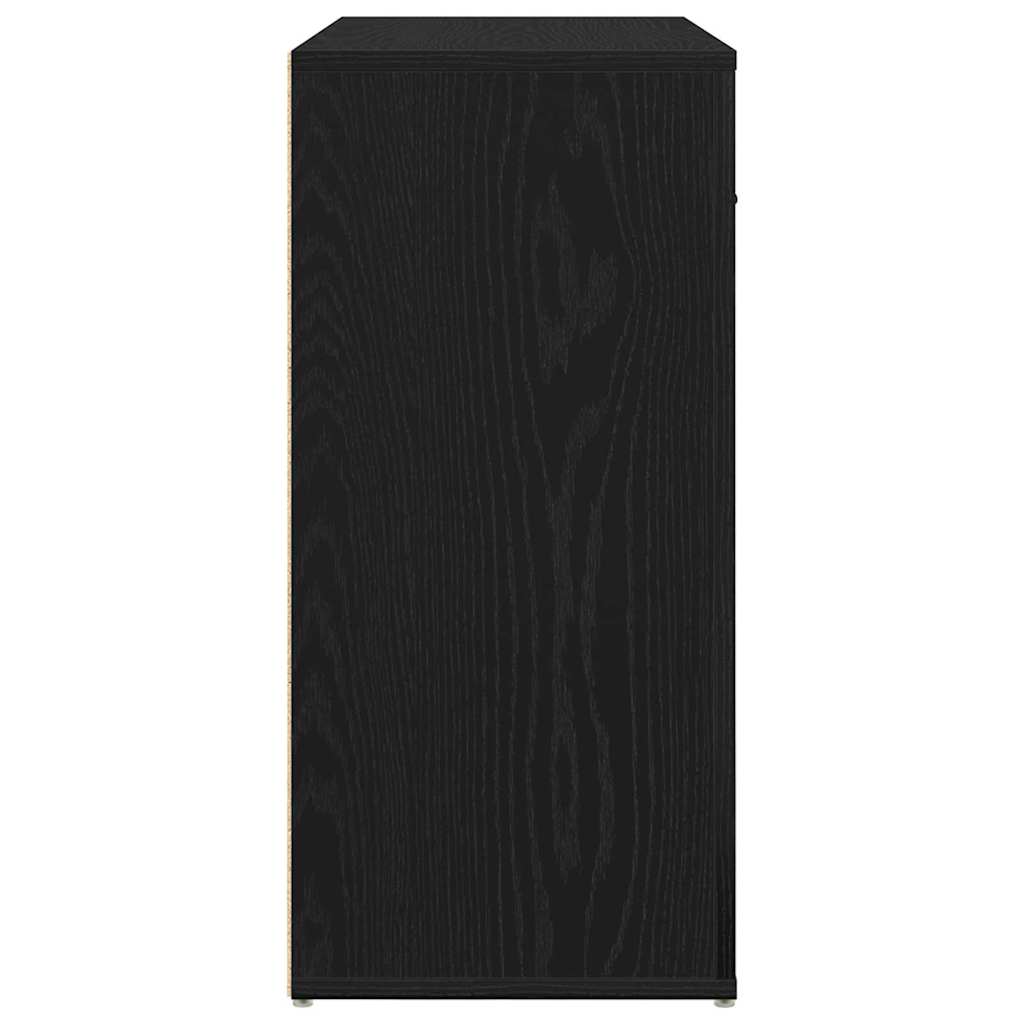 Kreveta s ladicama Crni hrast 80 x 33 x 70 cm Konstruirano drvo