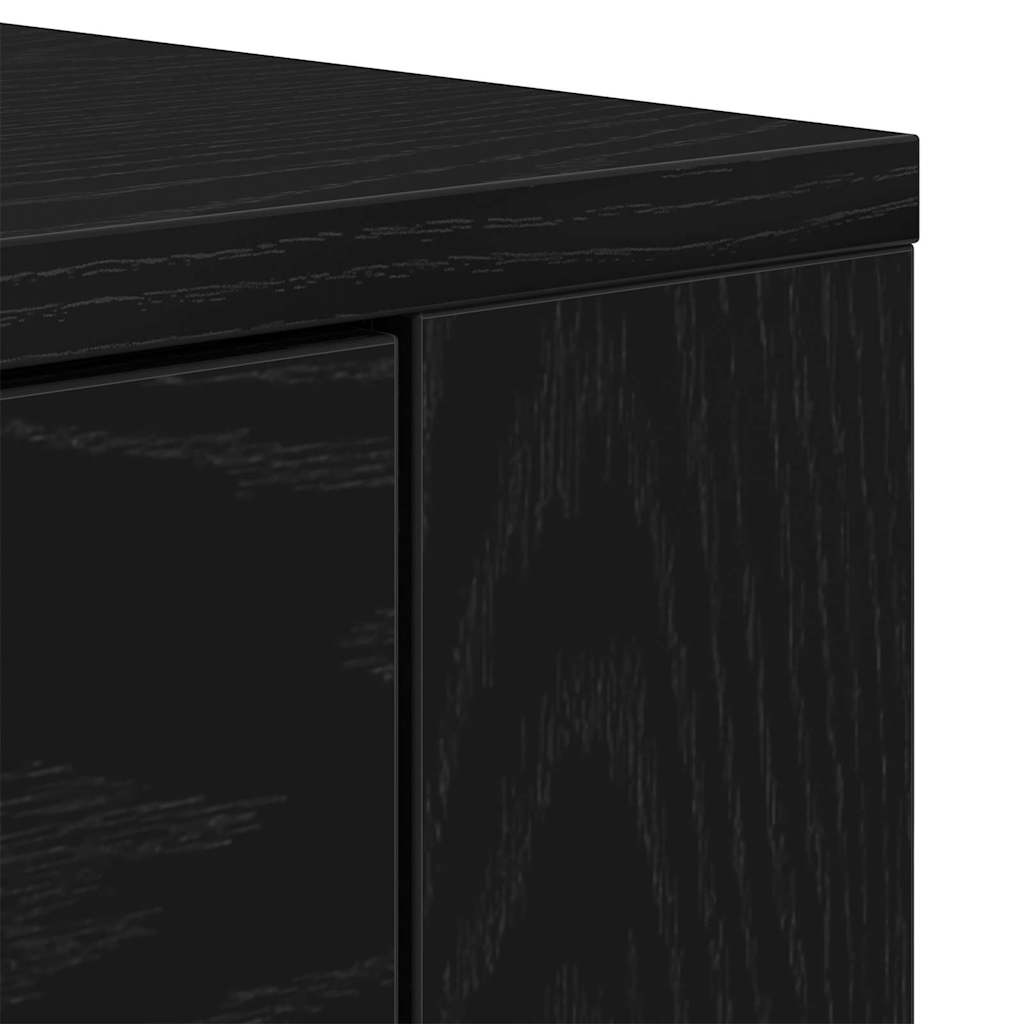 Kreveta s ladicama Crni hrast 80 x 33 x 70 cm Konstruirano drvo