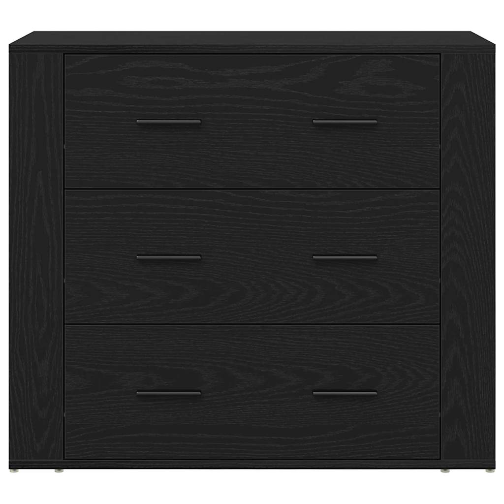 Kreveta s ladicama Crni hrast 80 x 33 x 70 cm Konstruirano drvo