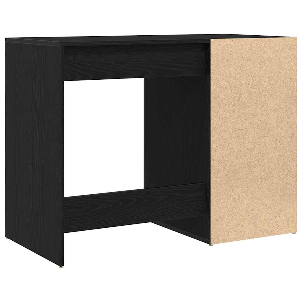 Stol s ladicama Crni hrast 100 x 49 x 74 cm Konstruirano drvo