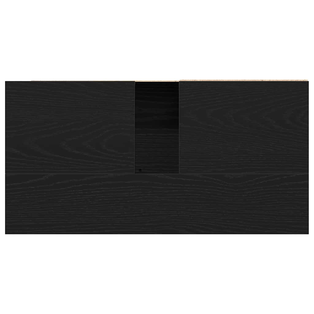 Kupaonski ormar Crni hrast 65 x 33 x 60 cm Konstruirano drvo