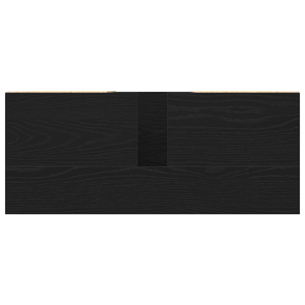 Kupaonski ormarić za sudoper Crni hrast 80 x 33 x 60 cm