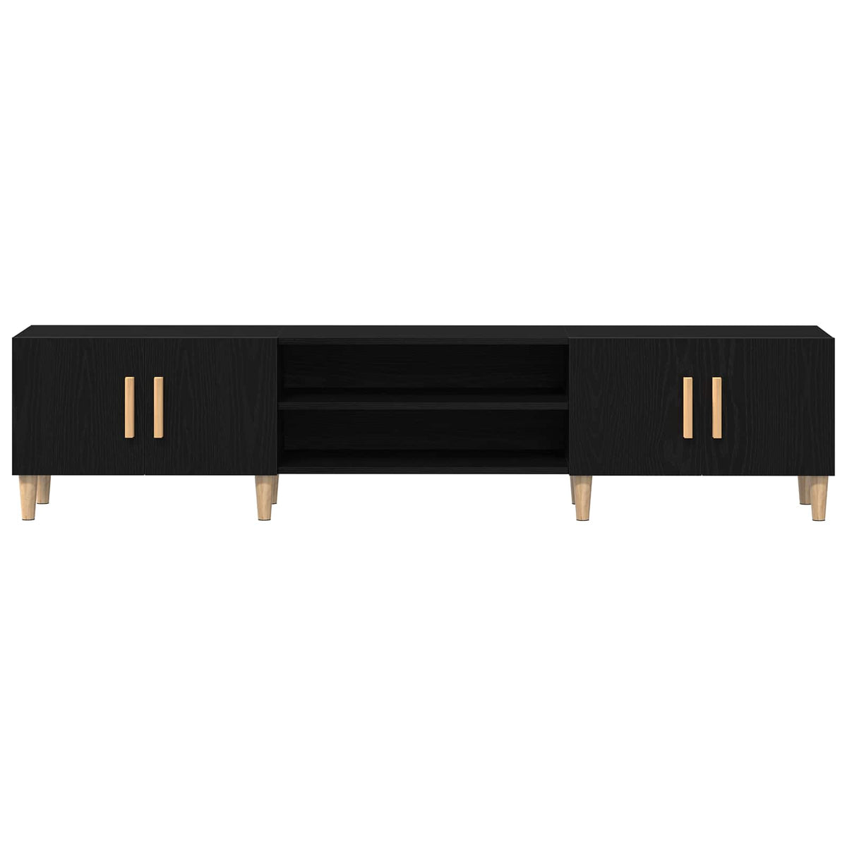 TV ormar Crni hrast 180 x 31,5 x 40 cm Konstruirano drvo