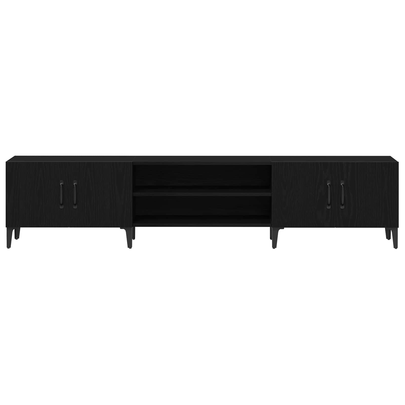 TV ormar Crni hrast 180 x 31,5 x 40 cm Konstruirano drvo