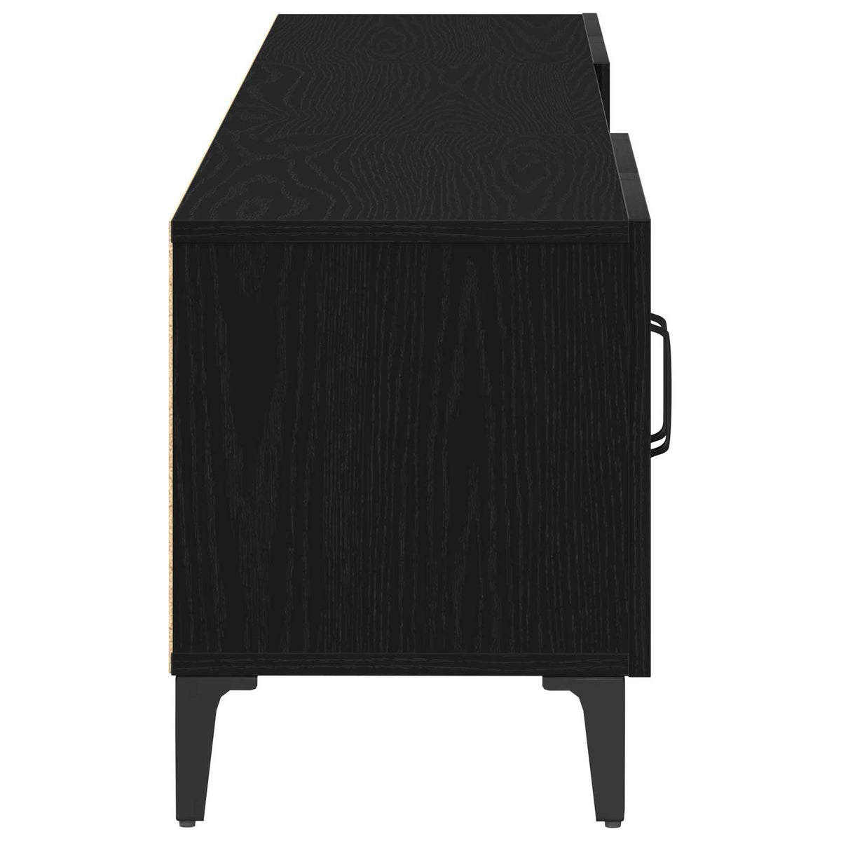 TV ormar Crni hrast 180 x 31,5 x 40 cm Konstruirano drvo