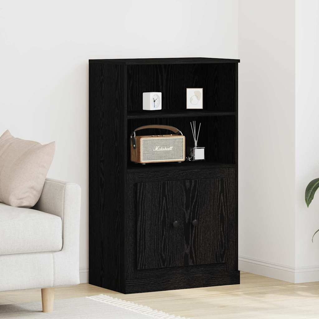 Visoki bife Crni hrast 60 x 35.5 x 103.5 cm Konstruirano drvo