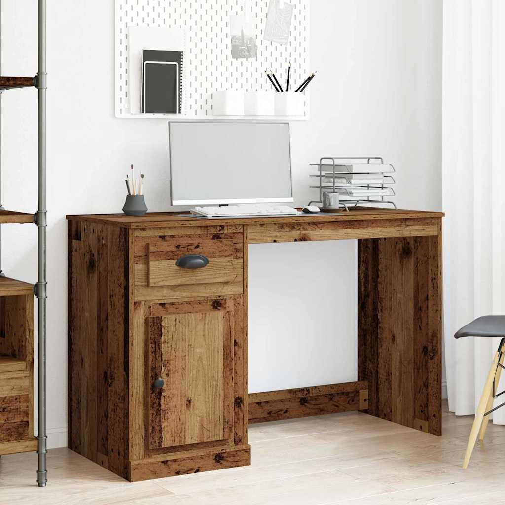 Stol s ladicama Staro drvo 50 x 115 x 75 cm Konstruirano drvo