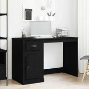 Stol s ladicama Crni hrast 50 x 115 x 75 cm Konstruirano drvo