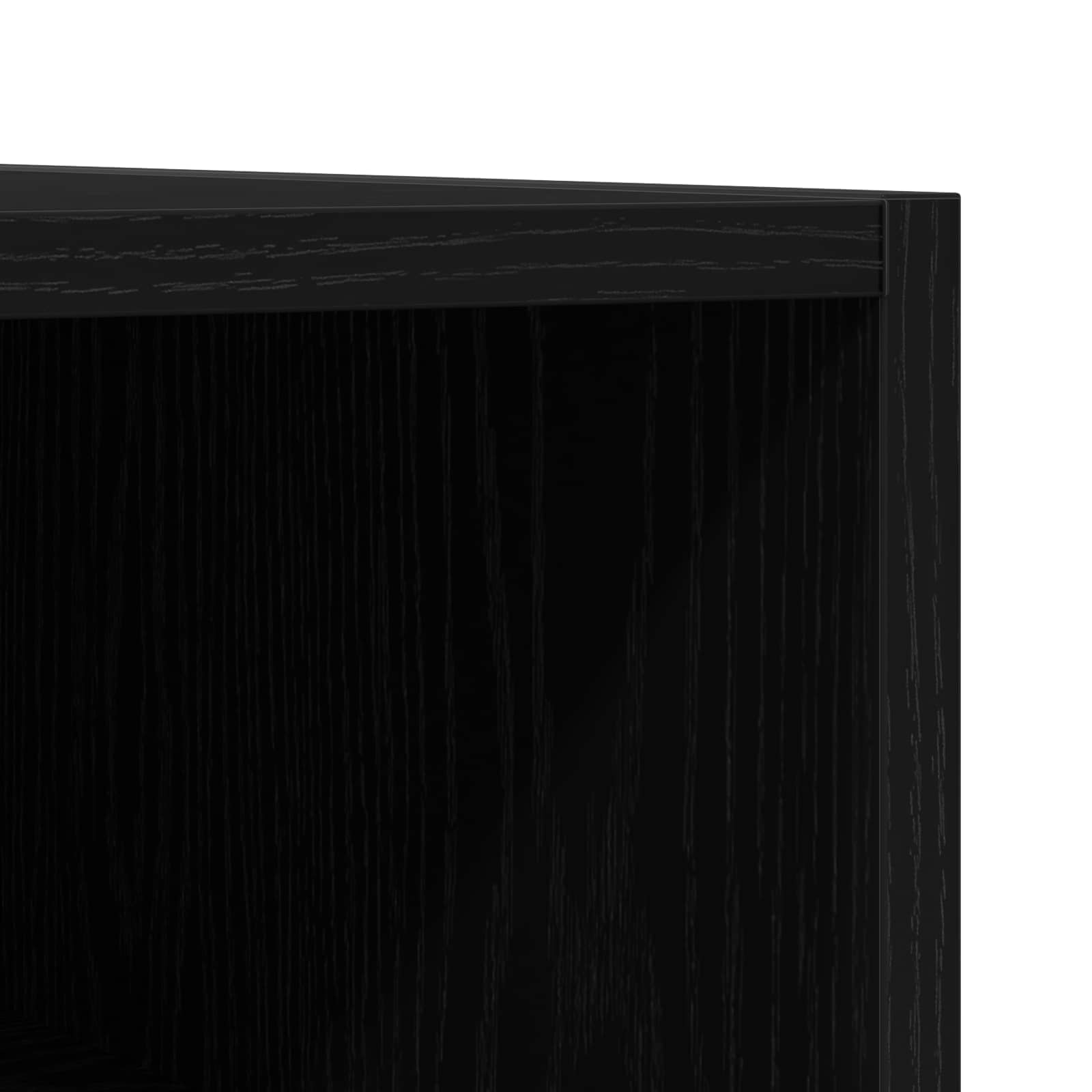 Ormar za ploče Crni hrast 84,5 x 38 x 89 cm Konstruirano drvo