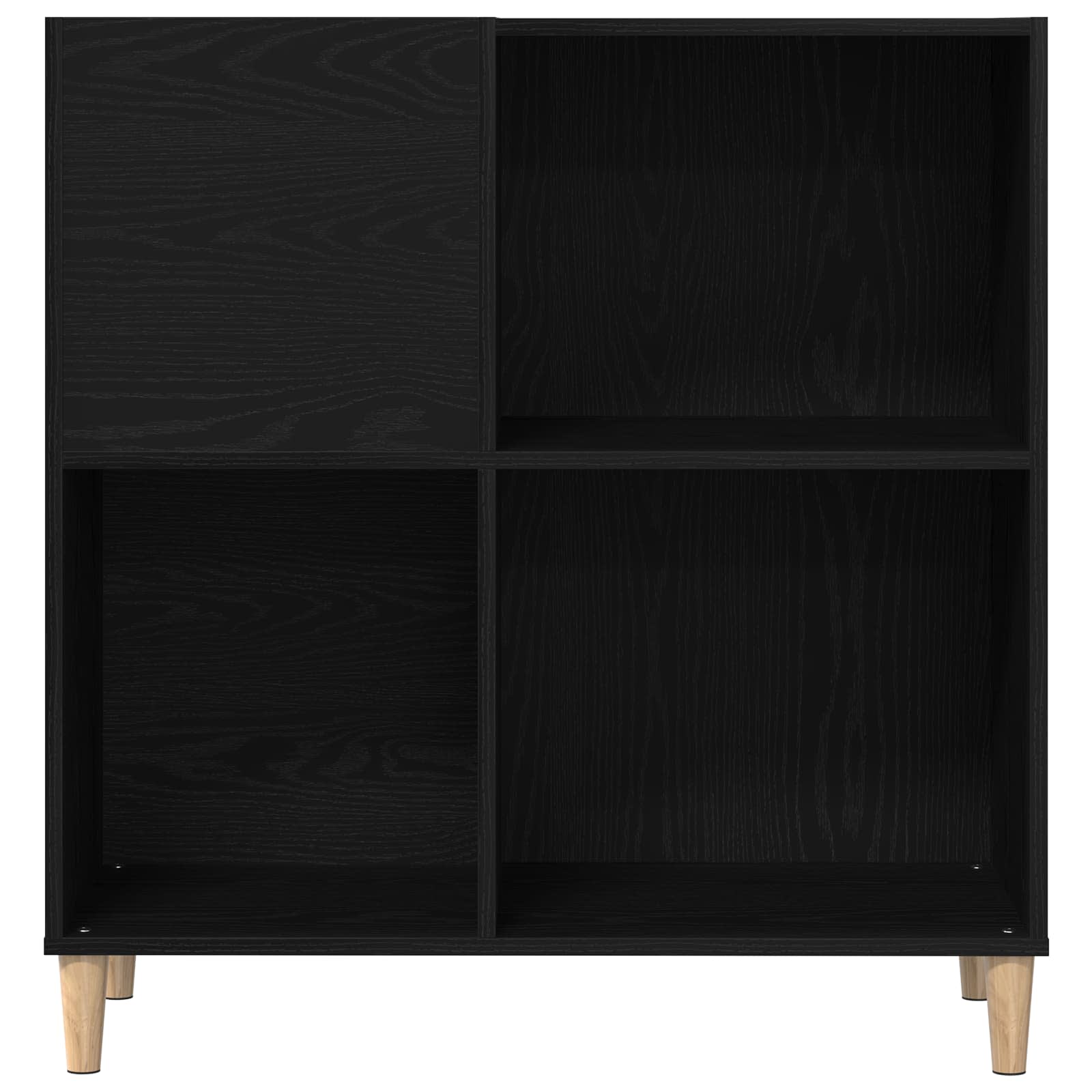 Ormar za ploče Crni hrast 84,5 x 38 x 89 cm Konstruirano drvo