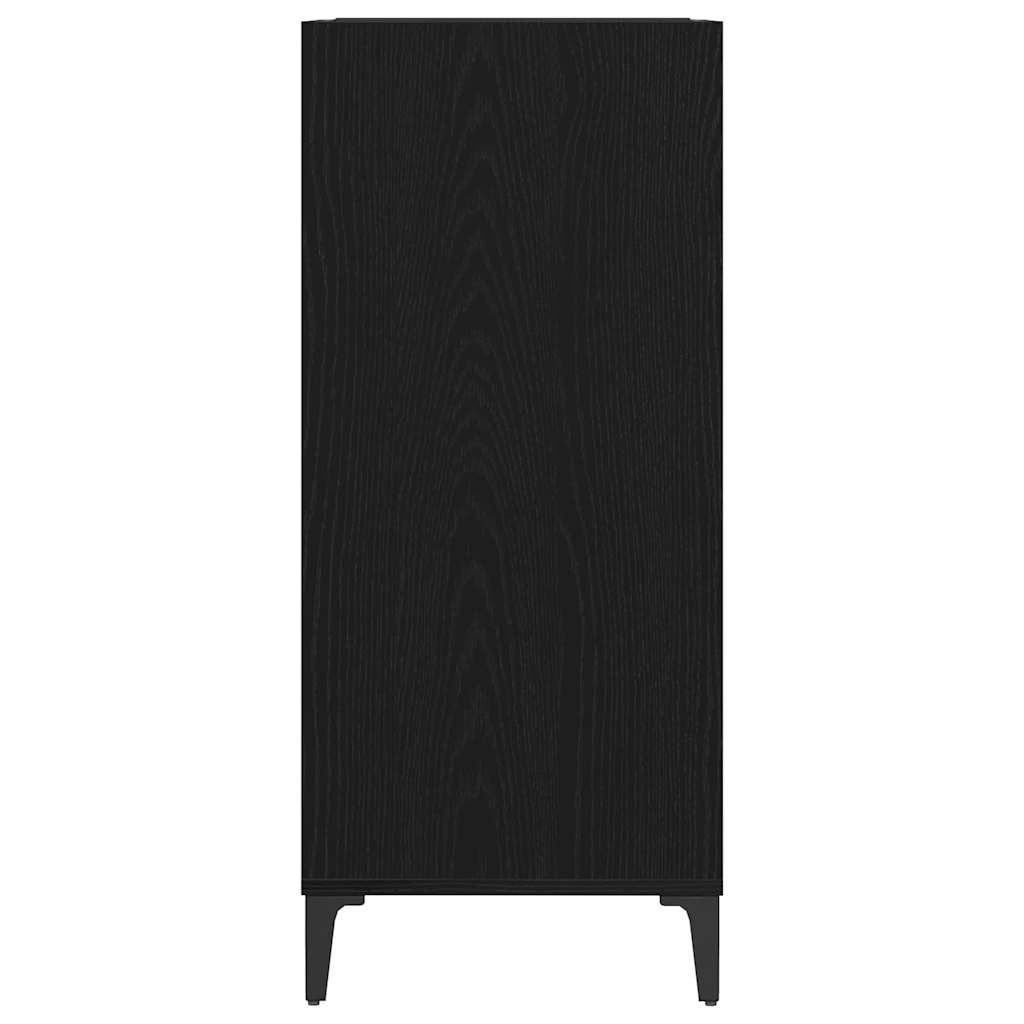 Ormar za ploče Crni hrast 84,5 x 38 x 89 cm Konstruirano drvo