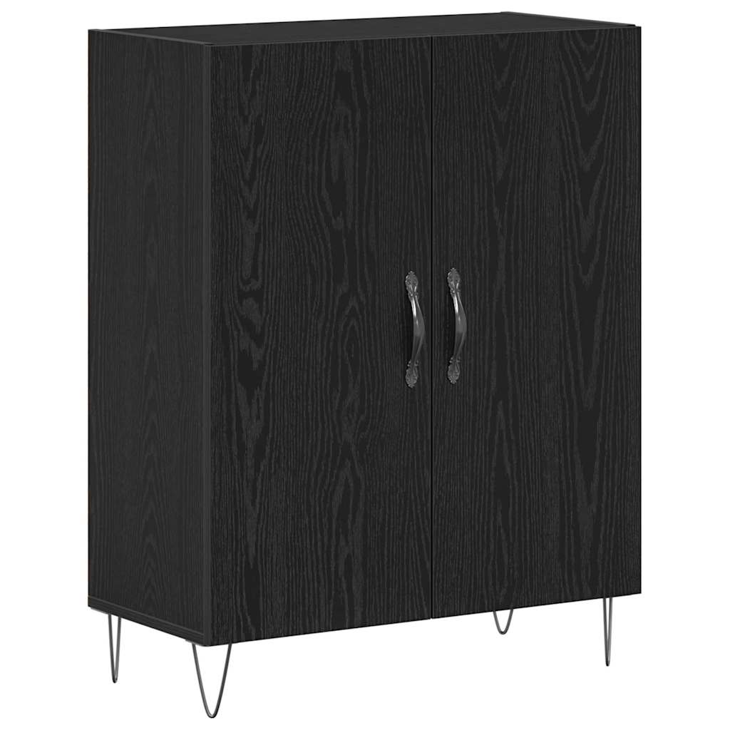Kreveta Crni hrast 69,5 x 34 x 90 cm Konstruirano drvo
