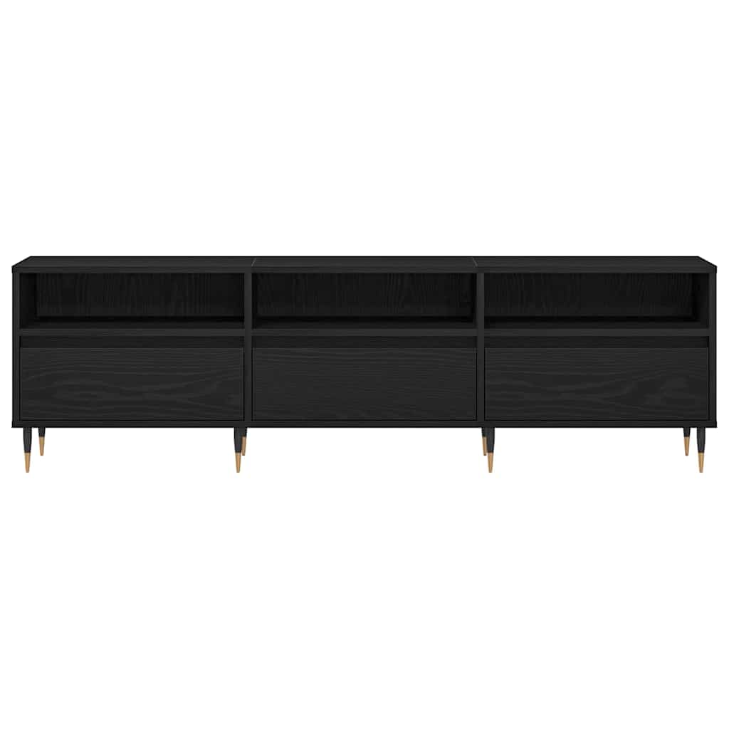TV ormar Crni hrast 150 x 30 x 44,5 cm Konstruirano drvo