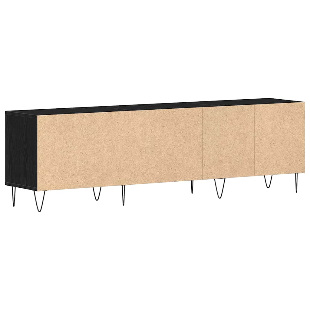 TV ormar Crni hrast 150 x 30 x 44,5 cm Konstruirano drvo