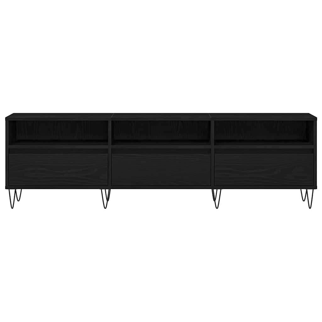 TV ormar Crni hrast 150 x 30 x 44,5 cm Konstruirano drvo