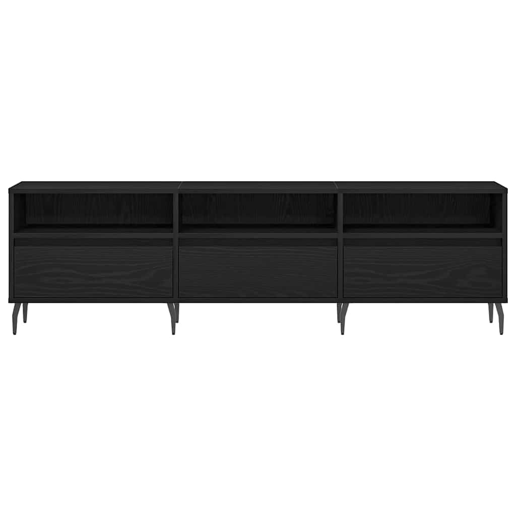 TV ormar 150 x 30 x 44,5 cm Crni hrast Konstruirano drvo