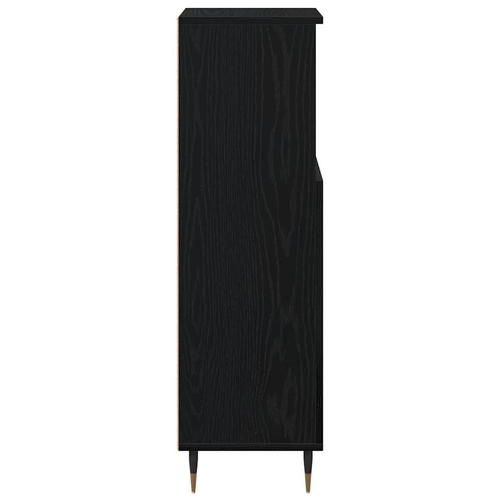 Kupaonski ormar Crni hrast 30 x 30 x 100 cm Konstruirano drvo