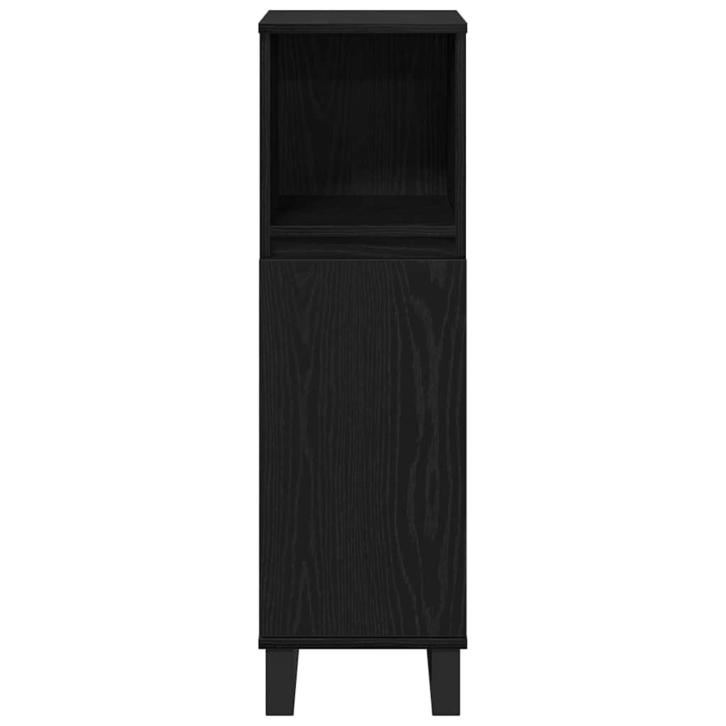 Kupaonski ormar Crni hrast 30 x 30 x 100 cm Konstruirano drvo