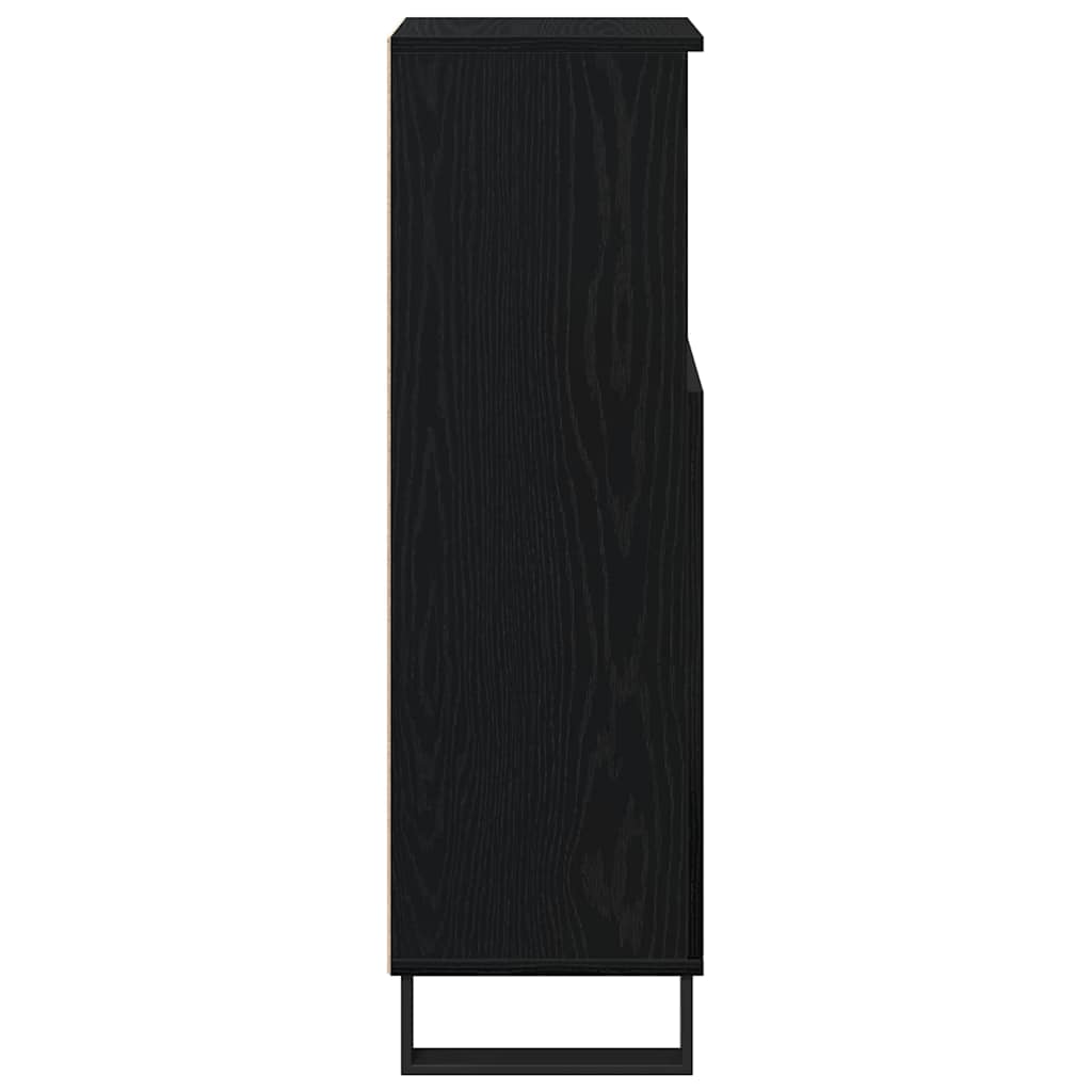 Kupaonski ormar Crni hrast 30 x 30 x 100 cm Konstruirano drvo