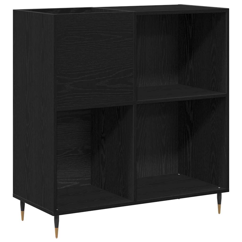 Ormar za ploče Crni hrast 85 x 38 x 89 cm Konstruirano drvo