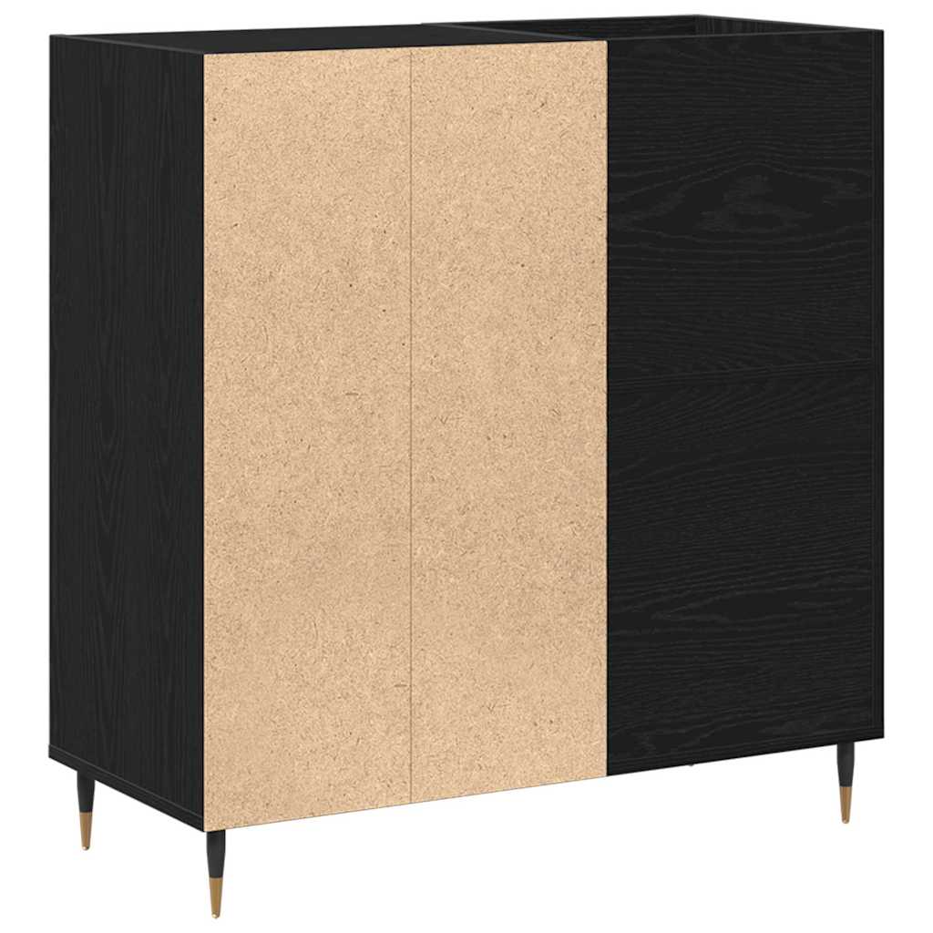 Ormar za ploče Crni hrast 85 x 38 x 89 cm Konstruirano drvo