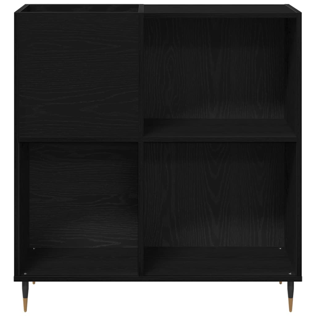 Ormar za ploče Crni hrast 85 x 38 x 89 cm Konstruirano drvo