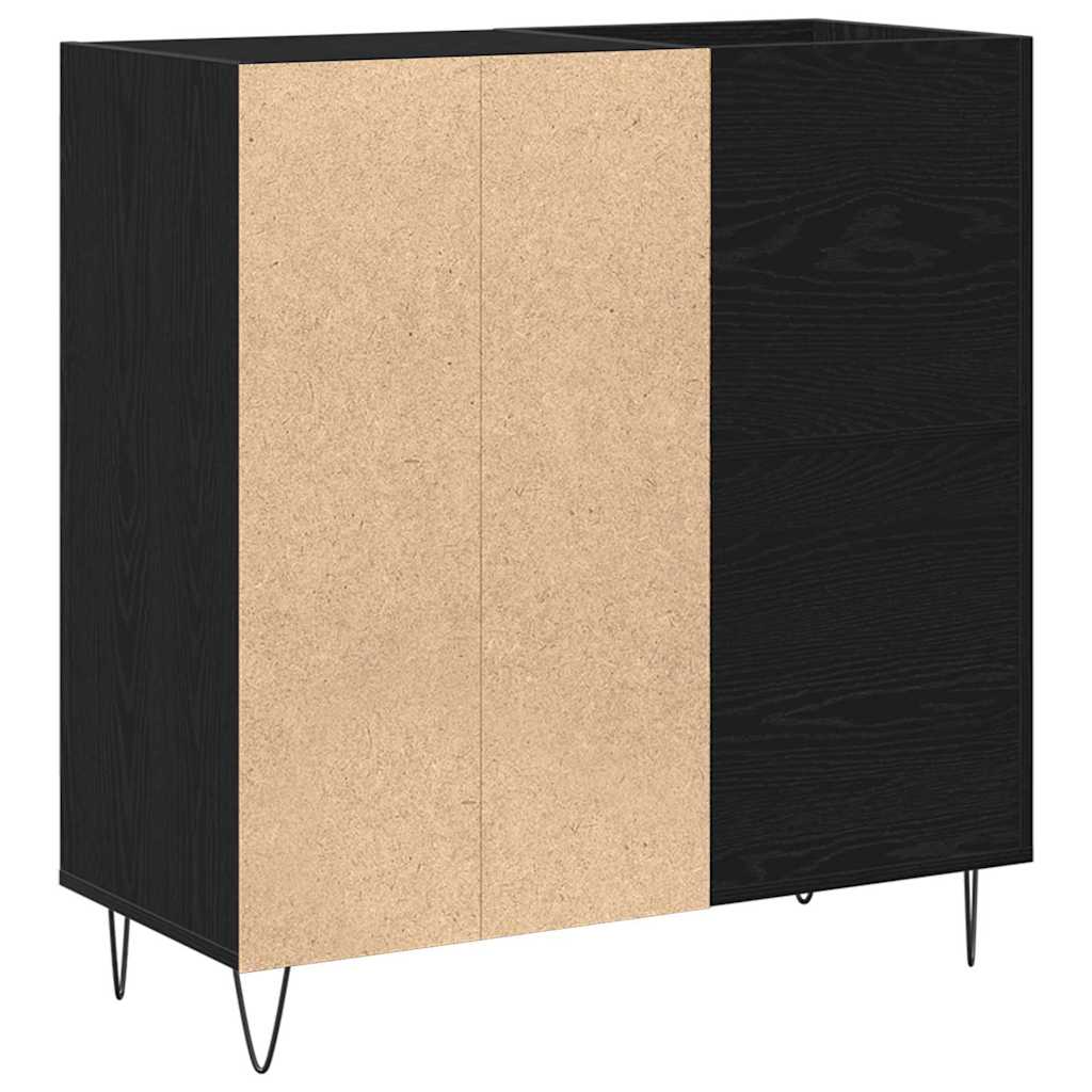 Ormar za ploče Crni hrast 85 x 38 x 89 cm Konstruirano drvo