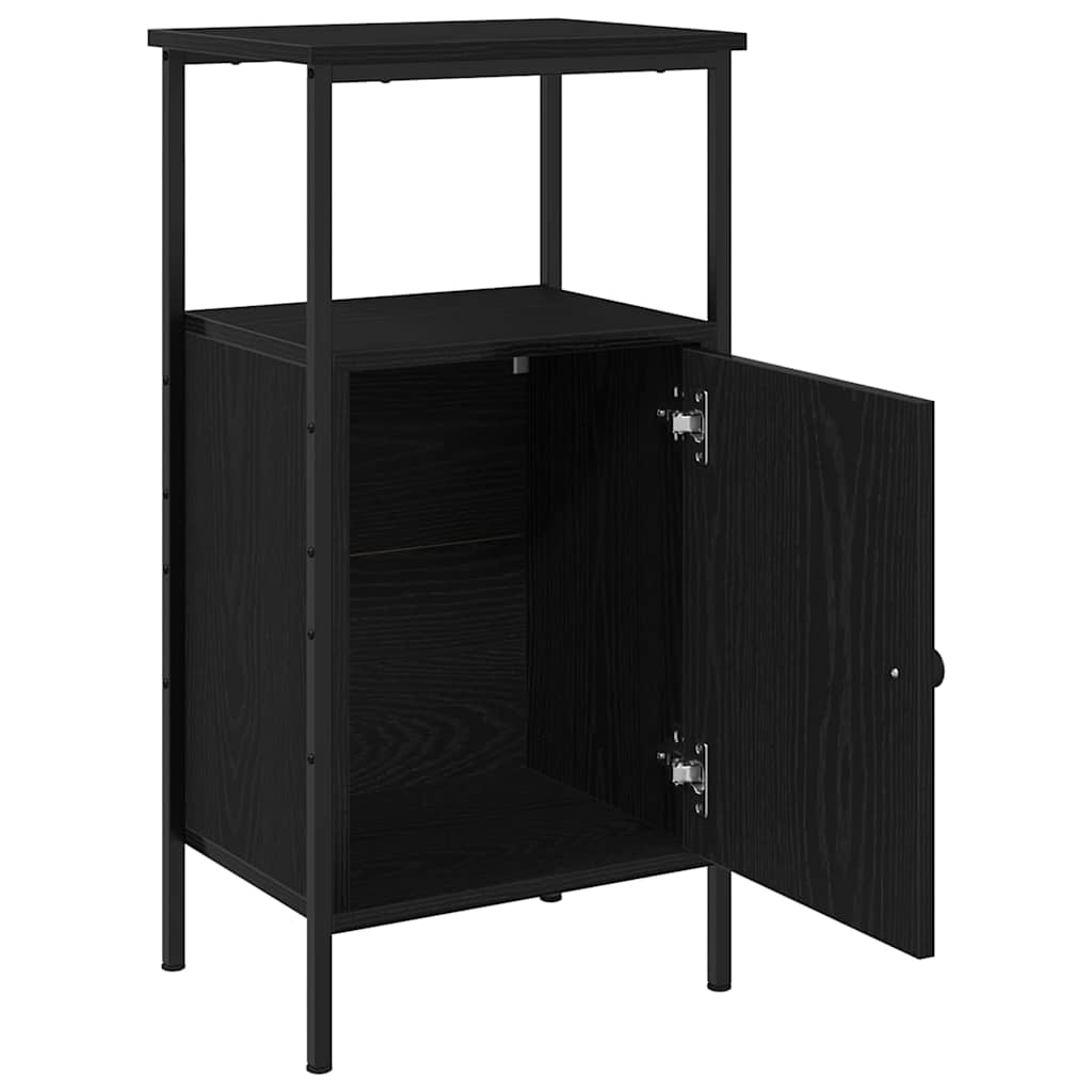 Noćni ormar Crni hrast 41 x 31 x 80 cm Konstruirano drvo