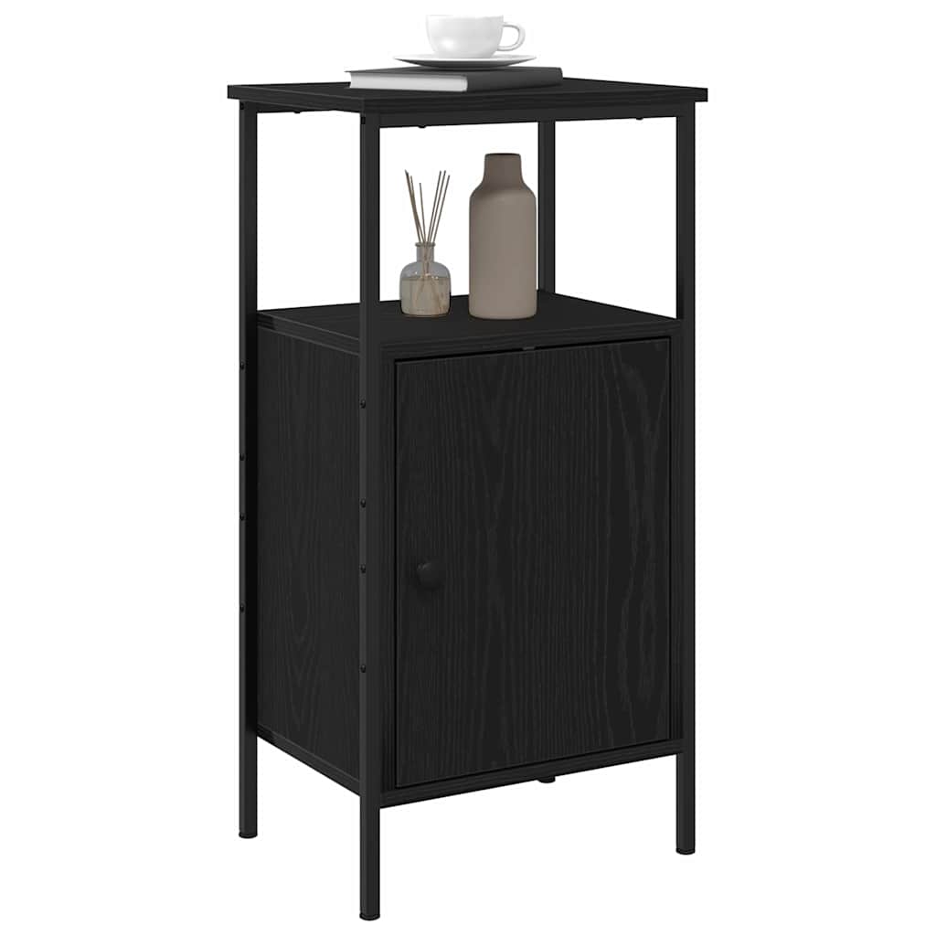 Noćni ormar Crni hrast 41 x 31 x 80 cm Konstruirano drvo
