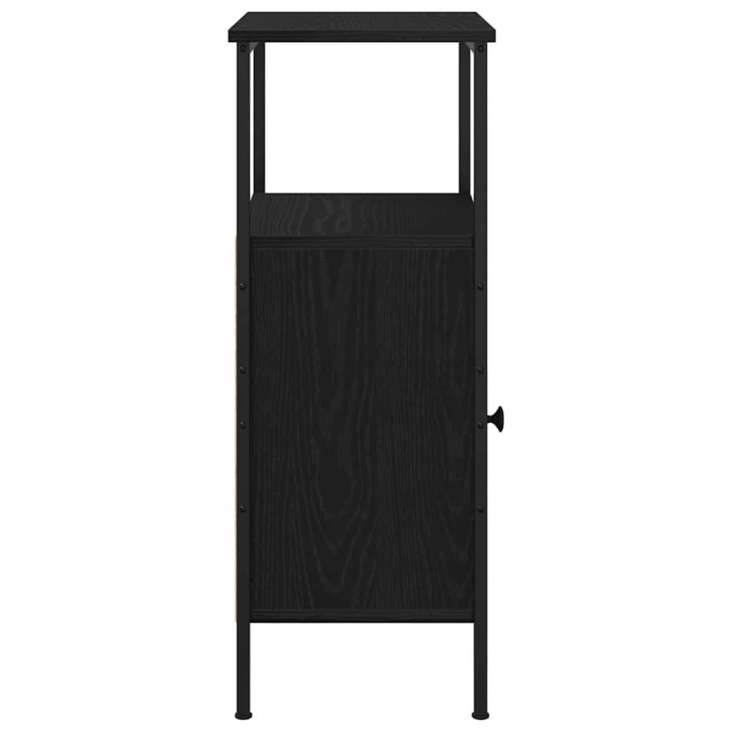 Noćni ormar Crni hrast 41 x 31 x 80 cm Konstruirano drvo