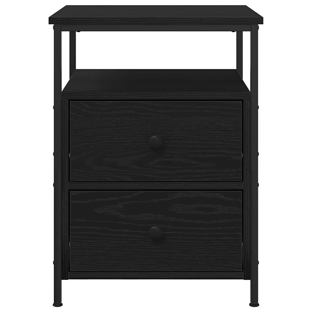 Noćni ormar Crni hrast 34 x 35,5 x 50 cm Konstruirano drvo