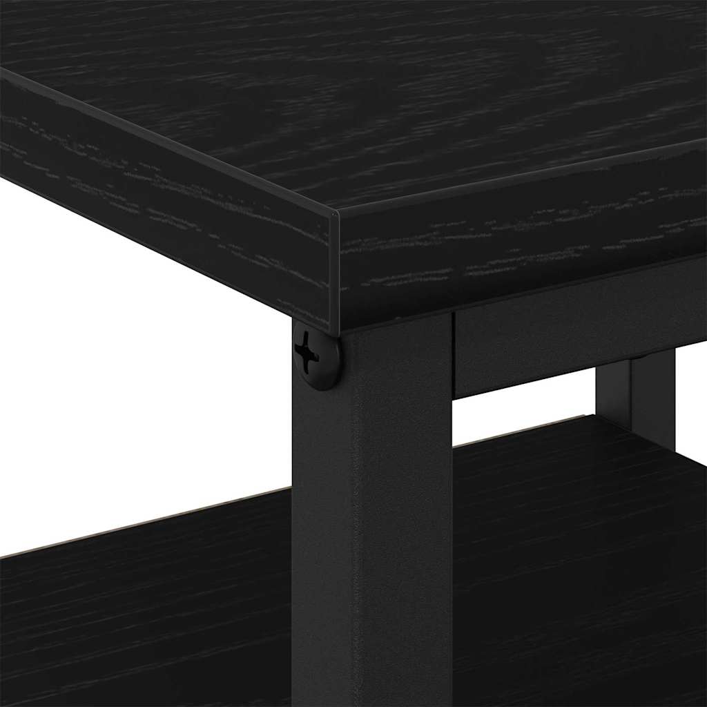 Noćni ormar 2 pcs Crni hrast 34 x 36 x 50 cm Konstruirano drvo