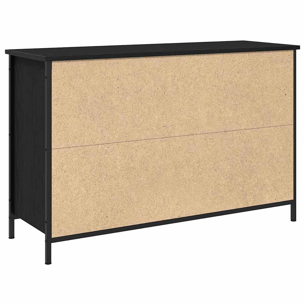 Set TV komoda Crni hrast 101 x 35 x 65 cm Konstruirano drvo