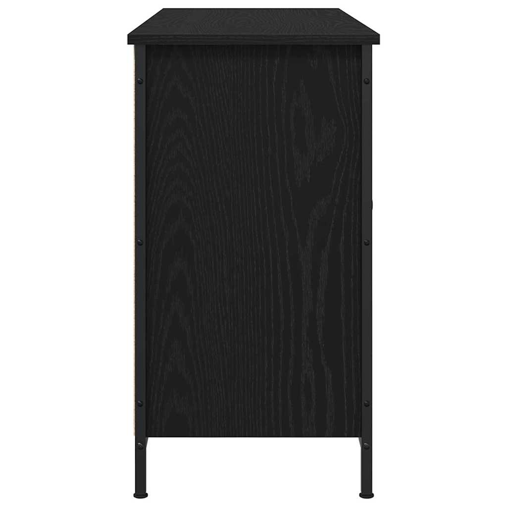 Set TV komoda Crni hrast 101 x 35 x 65 cm Konstruirano drvo