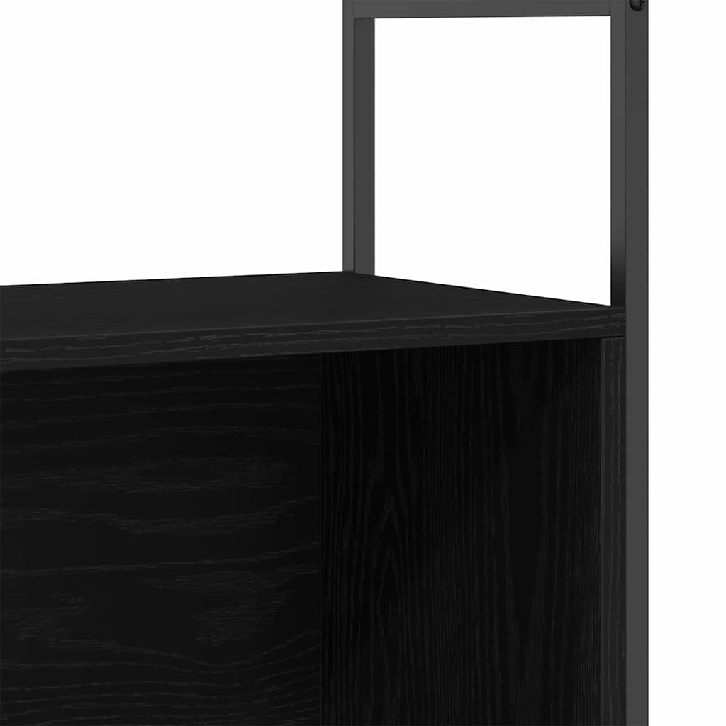 Polica Crni hrast 80 x 30 x 78.5 cm Konstruirano drvo