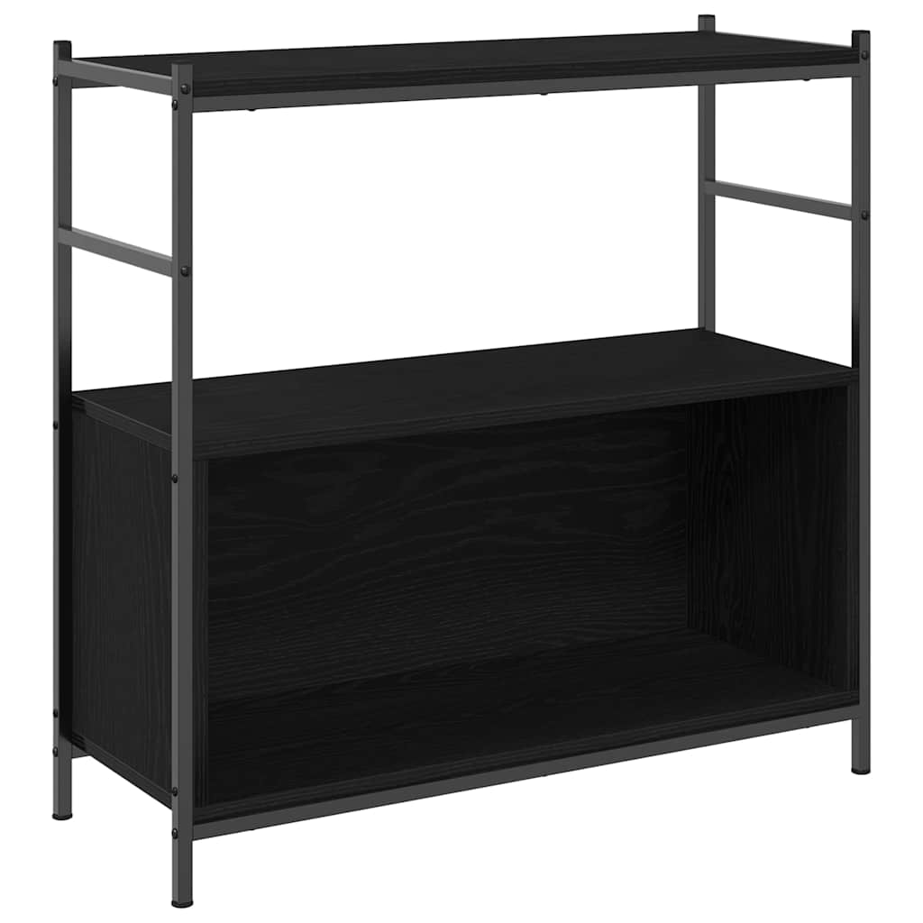 Polica Crni hrast 80 x 30 x 78.5 cm Konstruirano drvo