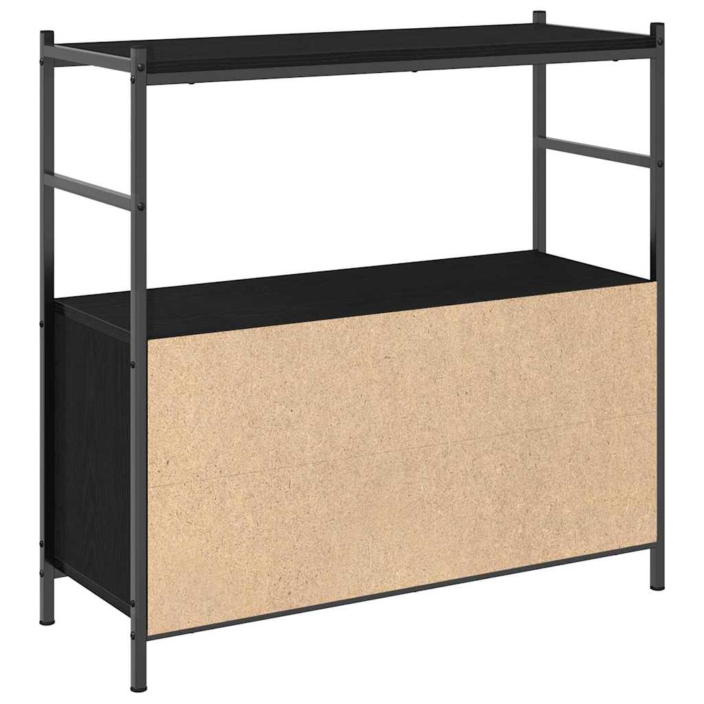 Polica Crni hrast 80 x 30 x 78.5 cm Konstruirano drvo