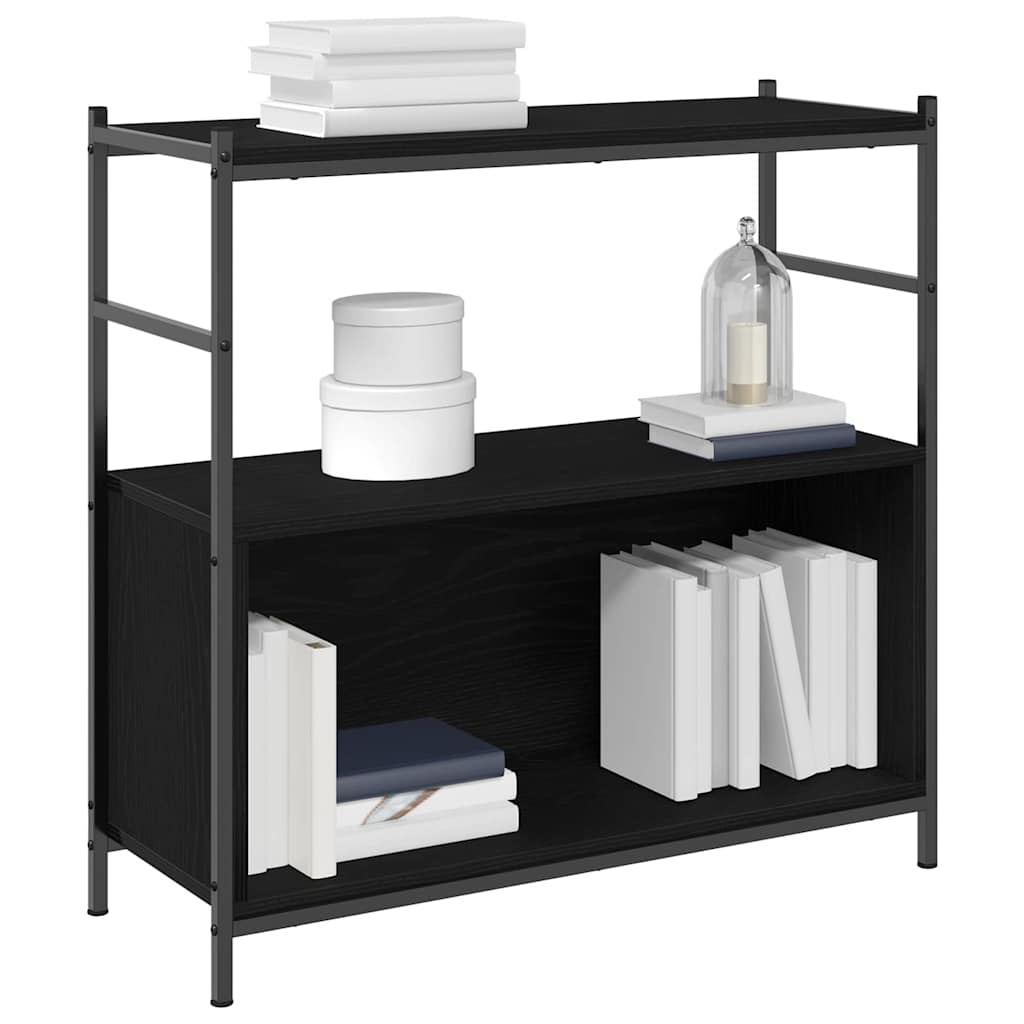 Polica Crni hrast 80 x 30 x 78.5 cm Konstruirano drvo
