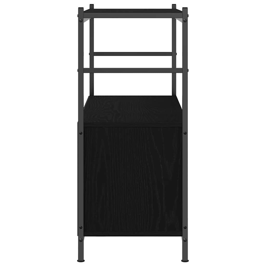 Polica Crni hrast 80 x 30 x 78.5 cm Konstruirano drvo