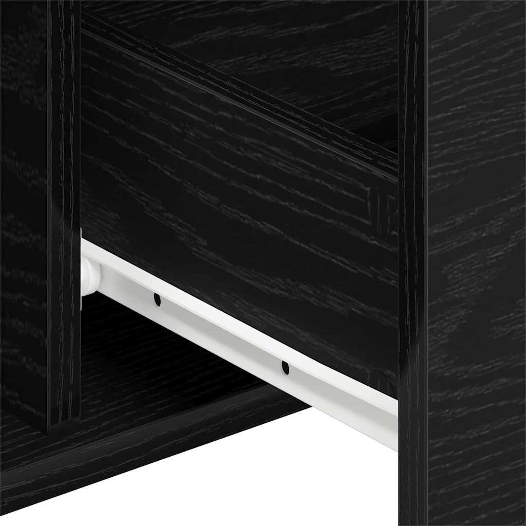 Kreveta Crni hrast 101,5 x 35 x 70 cm Konstruirano drvo