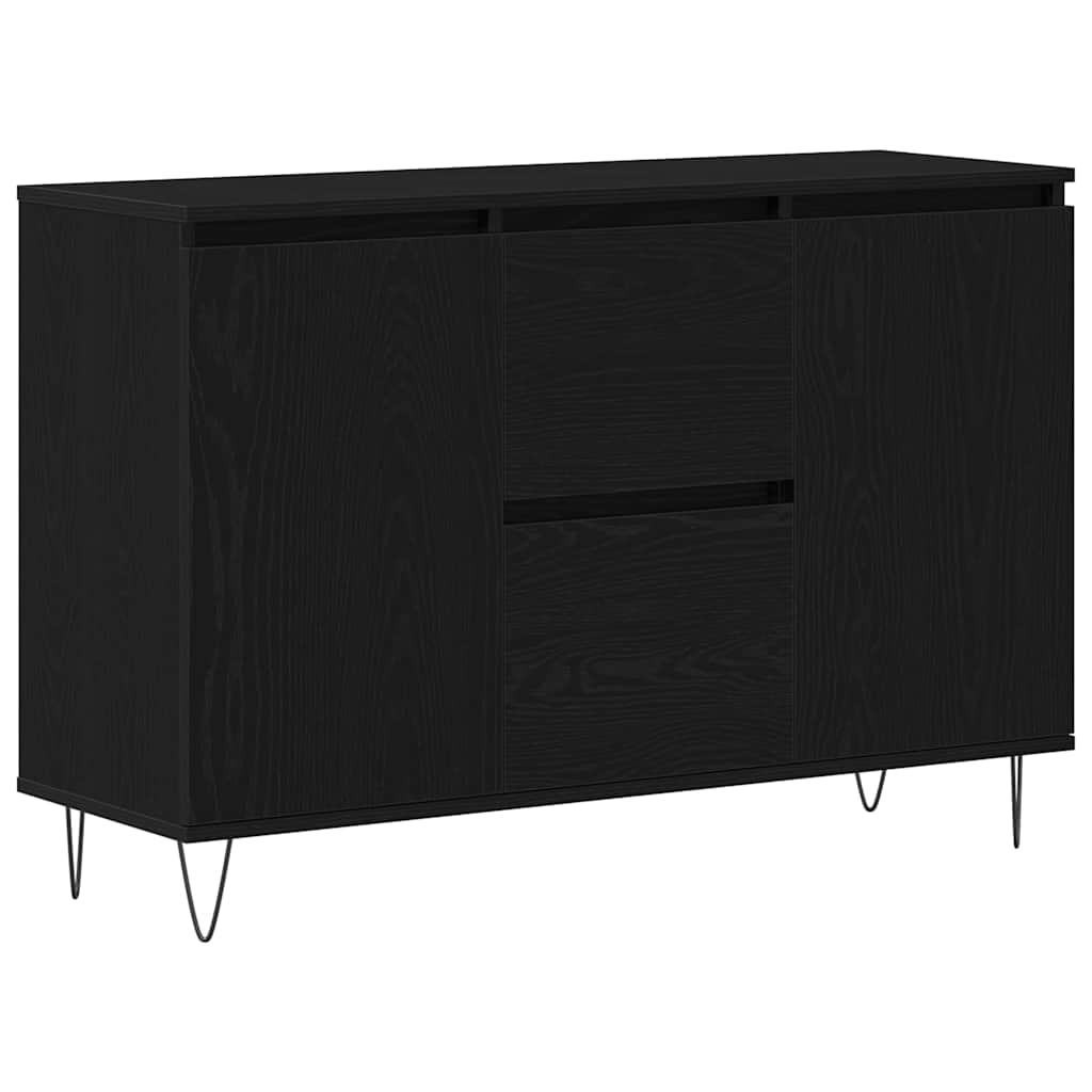 Kreveta Crni hrast 101,5 x 35 x 70 cm Konstruirano drvo