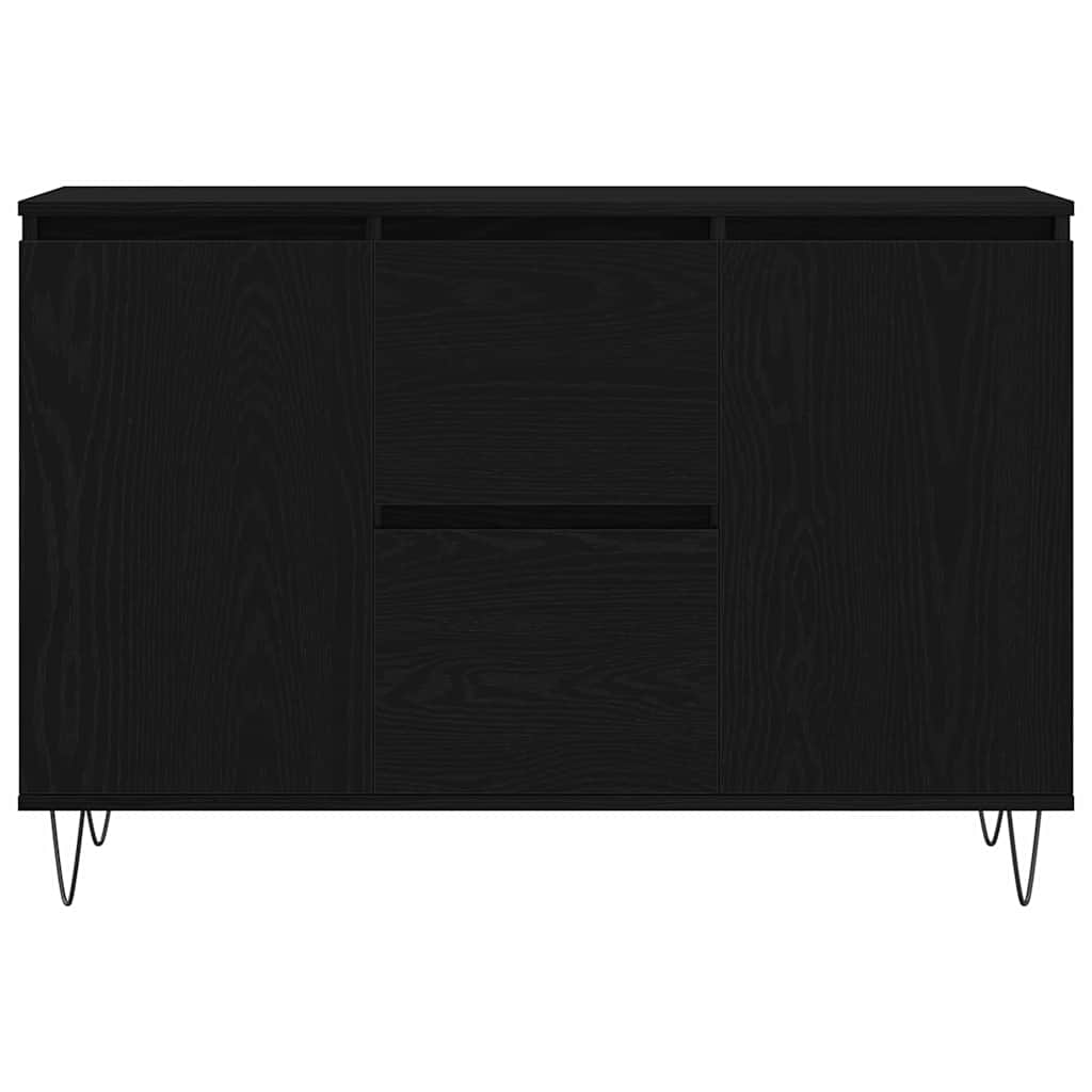 Kreveta Crni hrast 101,5 x 35 x 70 cm Konstruirano drvo