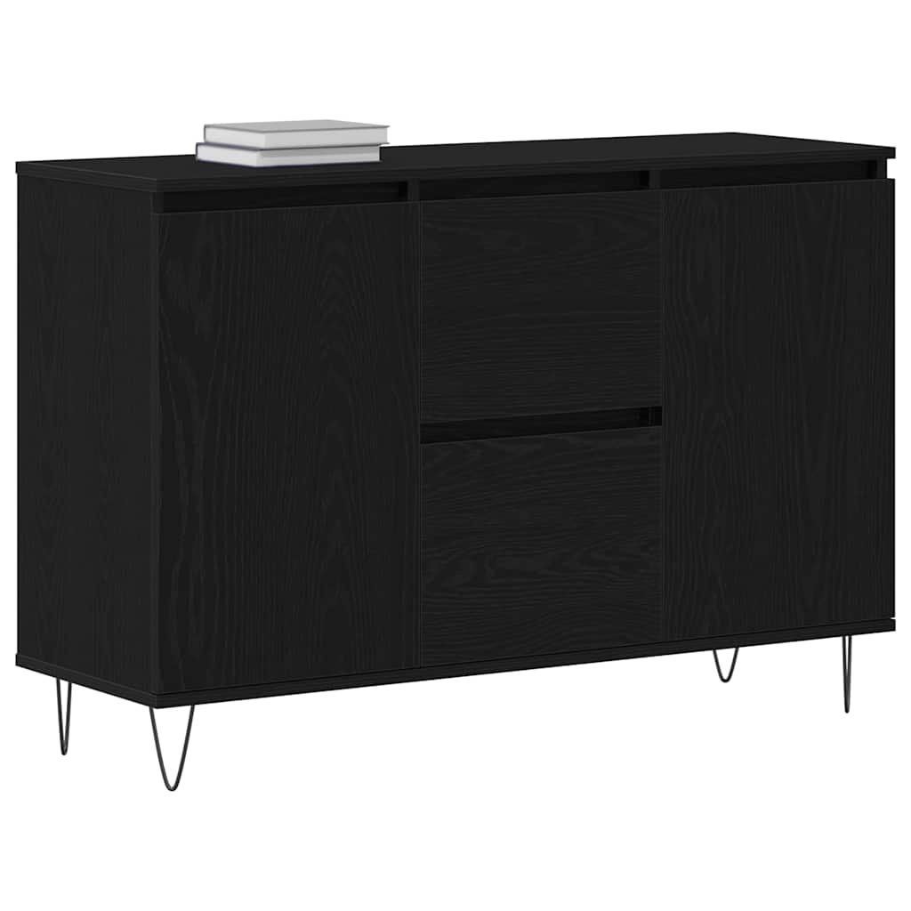 Kreveta Crni hrast 101,5 x 35 x 70 cm Konstruirano drvo