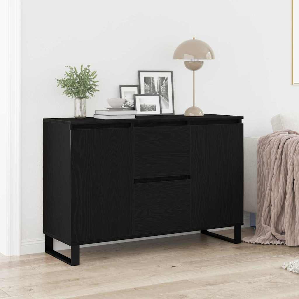 Kreveta Crni hrast 101,5 x 35 x 70 cm Konstruirano drvo