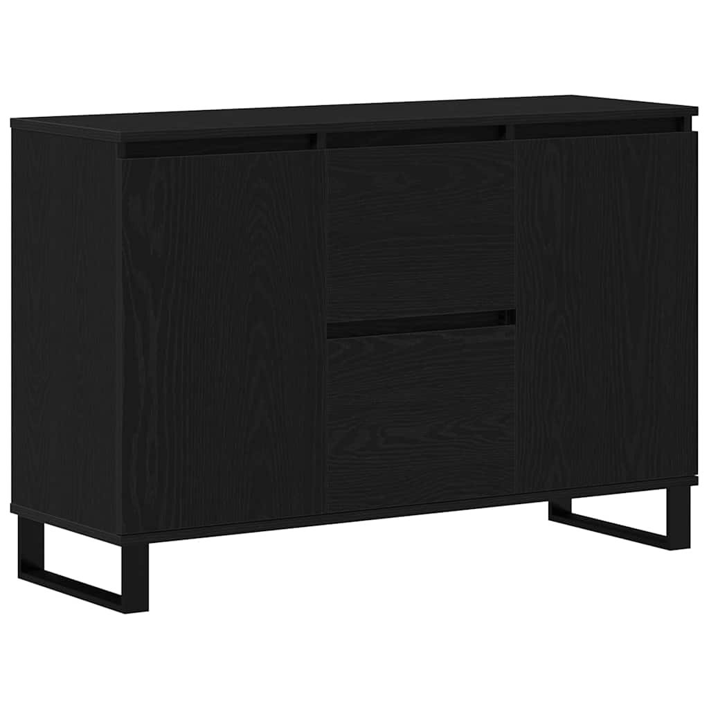 Kreveta Crni hrast 101,5 x 35 x 70 cm Konstruirano drvo
