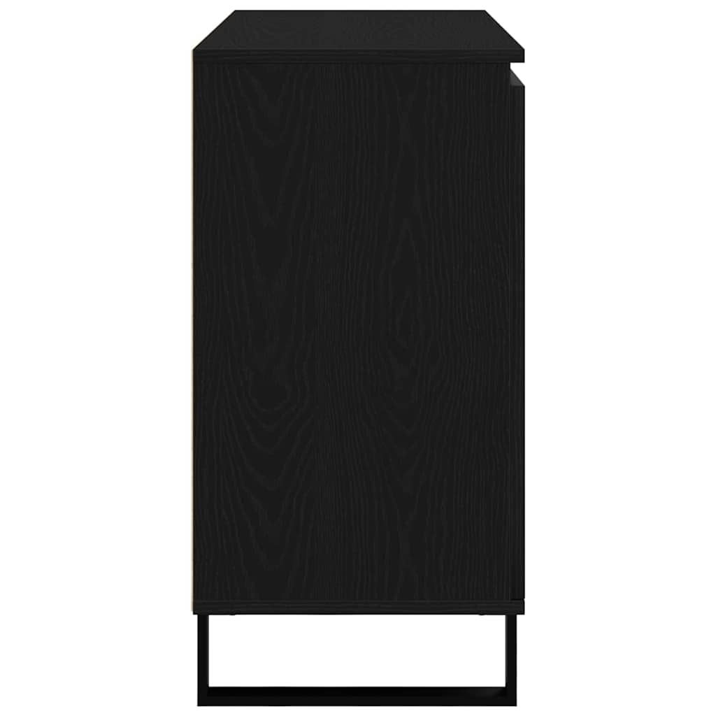 Kreveta Crni hrast 101,5 x 35 x 70 cm Konstruirano drvo