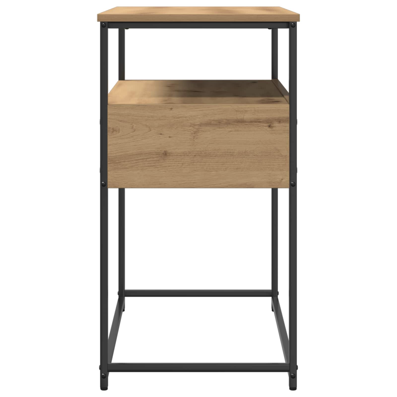 Konzolna stolica s ladicama Umjetnički hrast 75 x 40 x 75 cm