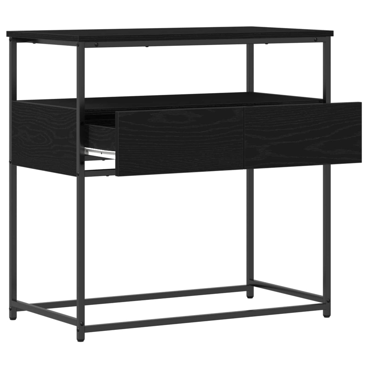 Konzolna stolica Crni hrast 75 x 40 x 75 cm Konstruirano drvo